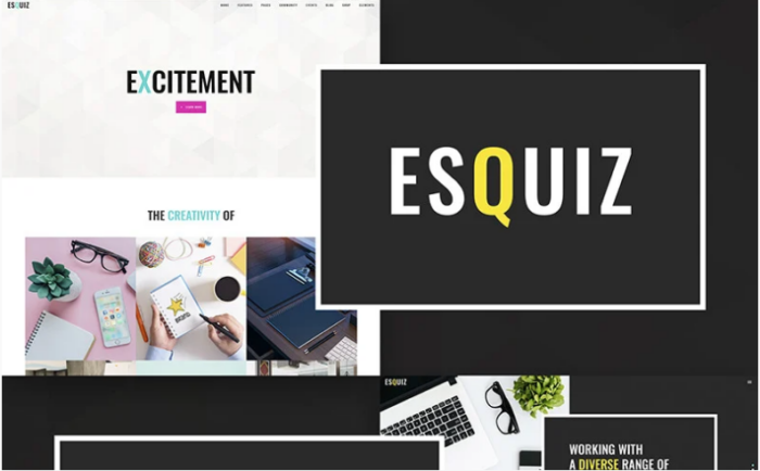 Esquiz - Design Studio WordPress Theme