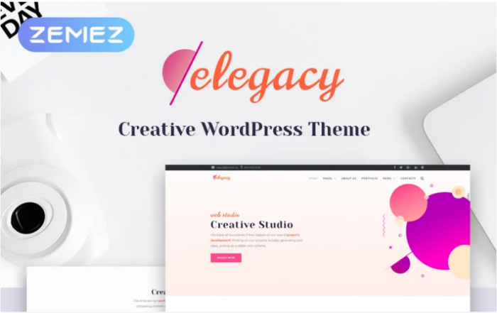 Elegacy - Creative Elementor WordPress Theme