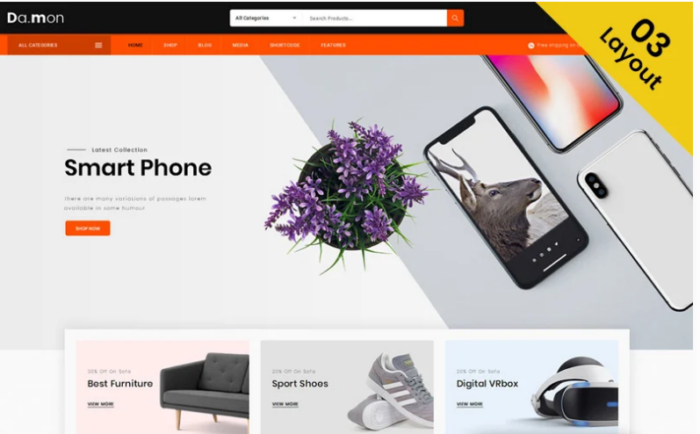 Damon - Mega Store WooCommerce Theme