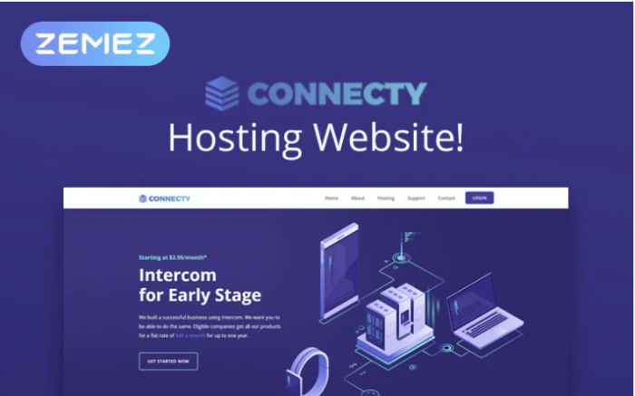 Connecty - Hosting Elementor WordPress Theme