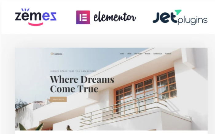 Conforro - Real Estate Elementor WordPress Theme