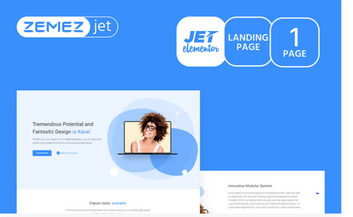 Normous - Business Jet Elementor Template