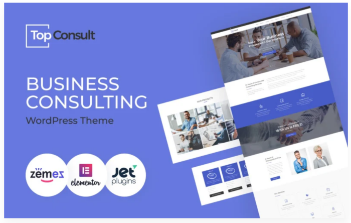 TopConsult - Business Consulting WordPress Theme