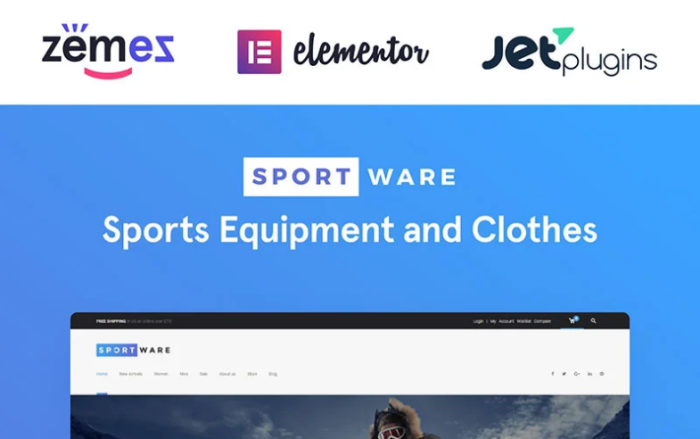 SportWare - Sport Equipment & Clothes WooCommerce Theme