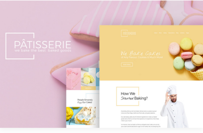 Patisserie - Cakery Responsive WordPress Theme