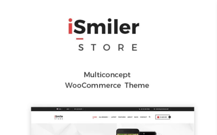 Ismiler - Electronics Store WooCommerce Theme