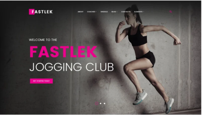 Fastlek - Running Club & Coaching WordPress Theme