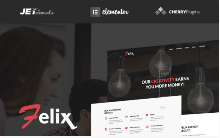 Felix Advertising Agency WordPress Theme
