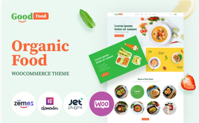 GoodFood - Stylish Organic Food Template WooCommerce Theme