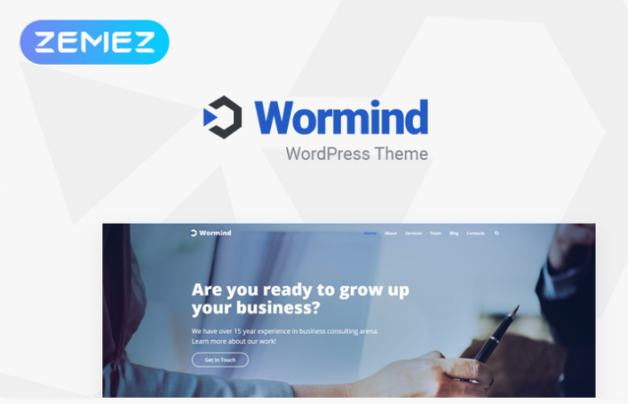 Wormind - Business Multipurpose Classic Elementor WordPress Theme