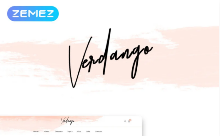 Verdango - Fashion Store Elementor WooCommerce Theme