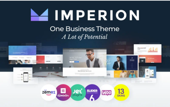 Imperion - Multipurpose Corporate WordPress Theme
