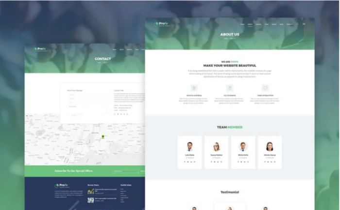 Profe - corporate WordPress Theme