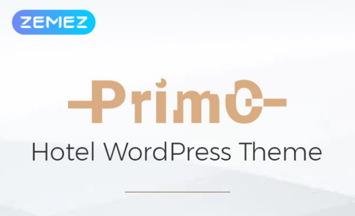 Primo - Hotel Elementor WordPress Theme