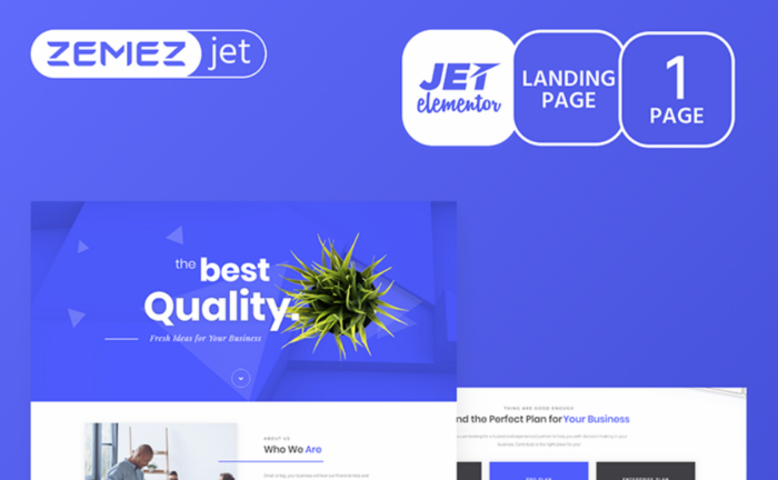 Jamicore - Business Jet Elementor Template