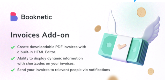 Invoices for Booknetic 1.1.2