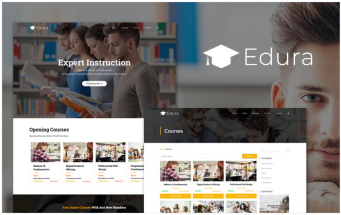 Edura - LearnPress Education WordPress Theme 2.0.0