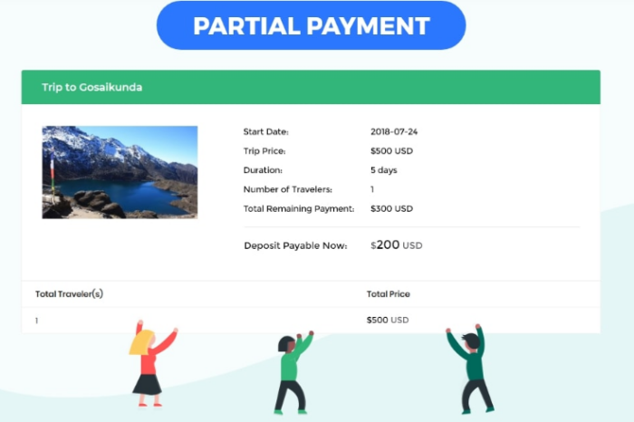 WP Travel Engine – Partial Payment 2.1.2