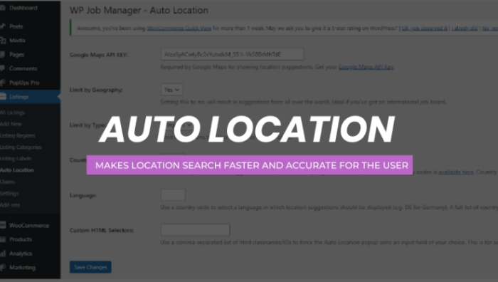 WP Job Manager – Auto Location 1.0.4