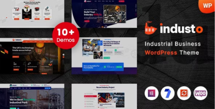 Industo - Industrial Industry & Factory Template