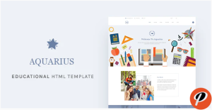 Aquarius Educational University HTML Template