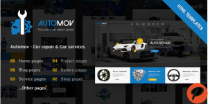 Automov Car Repair Auto Car Services HTML Template