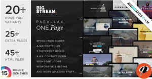BigStream One Page Multi Purpose Template