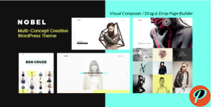Nobel Minimal Versatile Multi Concept Portfolio Agency WordPress Theme