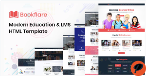 Bookflare A Modern Education LMS HTML Template
