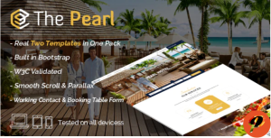 Pearl Hotel Restaurant Template