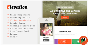 ELEVATION Charity Nonprofit Fundraising Template