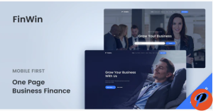 FinWin One Page Business Finance Template