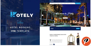 Hotely Hotel Booking Travel HTML Template