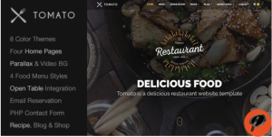 Restaurant Website Template — Responsive HTML5 1