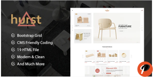 Hurst Furniture Store eCommerce HTML Template