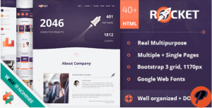Rocket Creative Multipurpose HTML Template