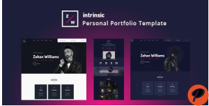 Intrinsic Creative Personal Portfolio HTML5 Template