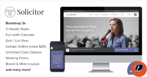 Solicitor Law Business Responsive HTML5 Template