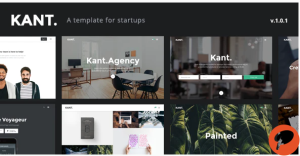 Kant A Multipurpose Template For Startups And Freelancers