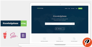 Knowledge Knowledgebase Documentation HTML Template