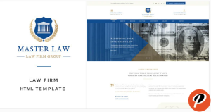Law Master Attorney Lawyer HTML Template