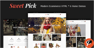 Sweet Pick Modern E commerce HTML Template