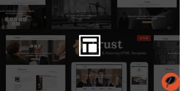 Trust Lawyer Attorney Business HTML Template