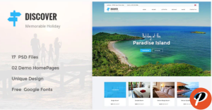 DISCOVER Countryside Hotel PSD Template