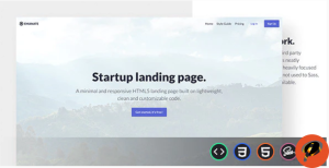 Emanate Startup Landing Page