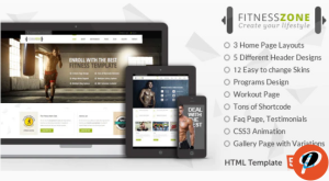 Fitness Zone Sports HTML Theme