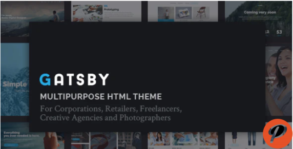 Gatsby Business Consulting Agency App Showcase Portfolio HTML Theme