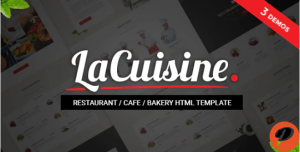 LaCuisine Restaurant HTML Theme