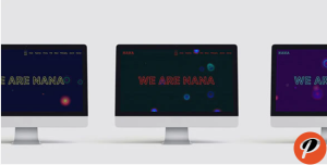 Nana – Minimalistic One Pager With Animated Background