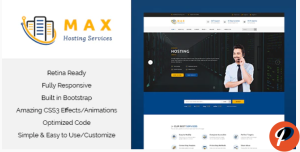 Max Hosting Responsive HTML Template